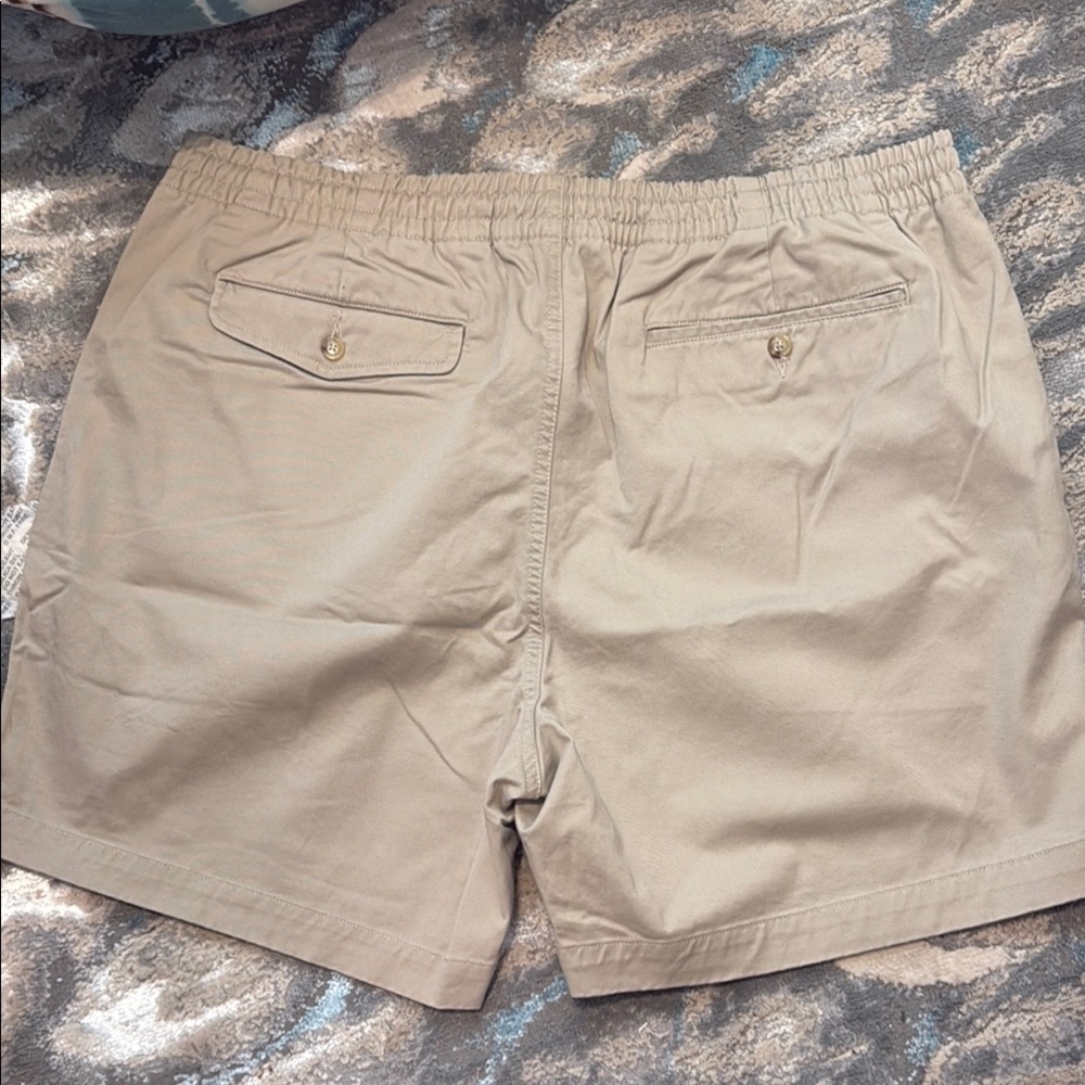 Polo by Ralph Lauren Beige Flat Front Shorts